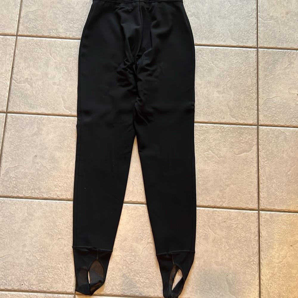Roffe retro fleece lined stirrup zip ski pants sz12 long - Picture 5 of 6